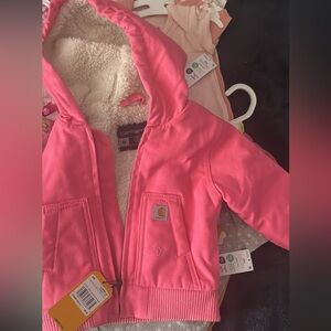 Carhartt Bright Pink Hooded Jacket